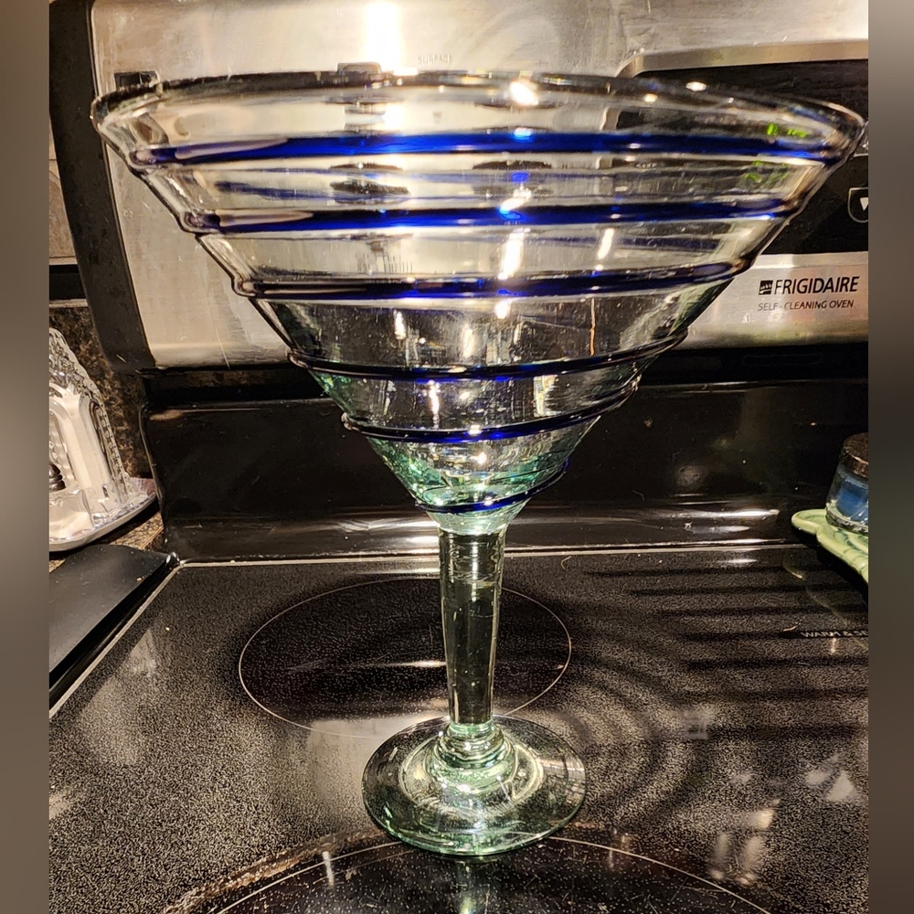 Hand blown Martini Glass